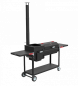 Preview: Utschak-Mangal mit Grilldeckel und Edelstahlrost - Comfort Lift Air "Iskander" 400